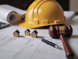 construction law attorney desk